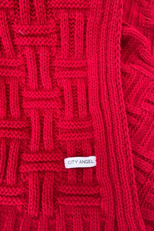 Knitted Plaid Bricks B article 7846
